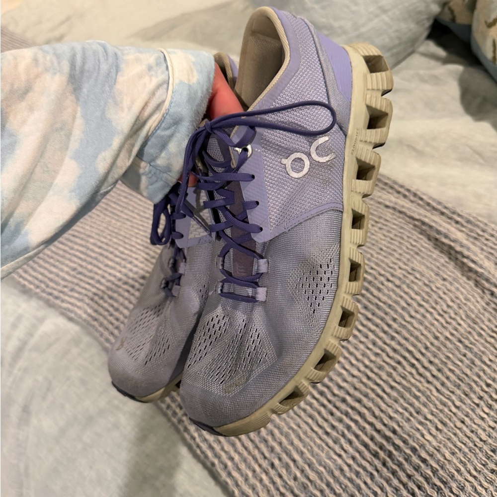 On Clouds Purple Sneakers